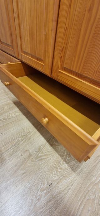 ARMARIO 4PUERTAS 4CAJ. PINO PROVENZAL