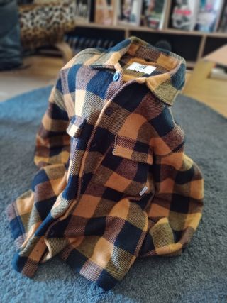 Chaqueta Nordam cuadros leñador Talla M