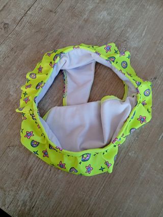 Braguita bikini niña unicornio talla 7/8 años