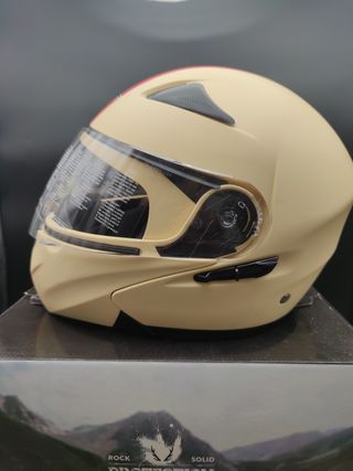Casco Moto Modular XL nuevo con Defecto