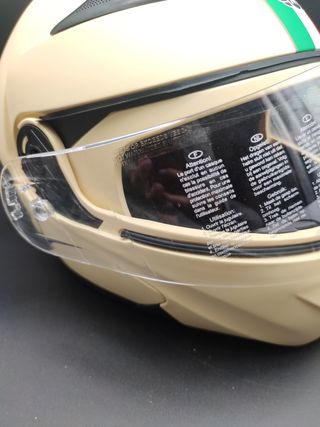 Casco Moto Modular XL nuevo con Defecto