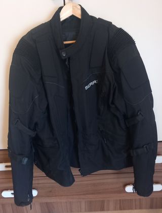 Chaqueta Moto Negra.Marca Gerrax. 2XL.