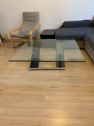 Mesa de centro cristal 