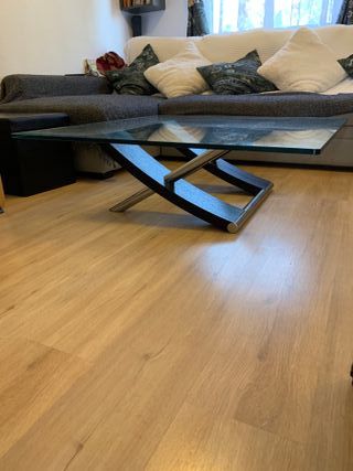 Mesa de centro cristal 
