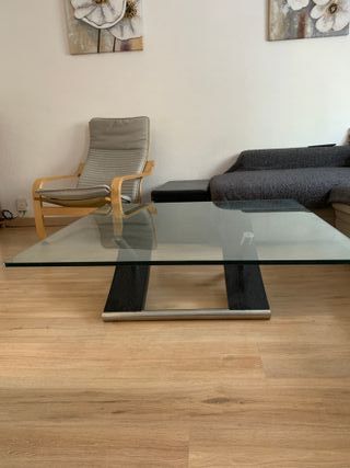 Mesa de centro cristal 