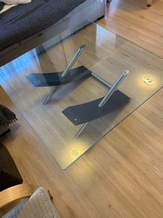Mesa de centro cristal 