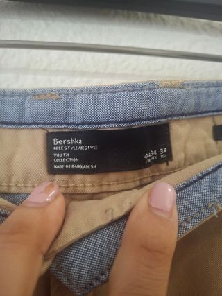Pantalones vestir hombre beige