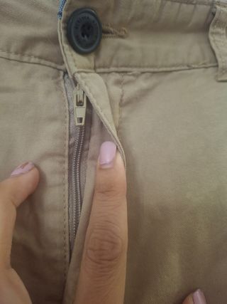 Pantalones vestir hombre beige