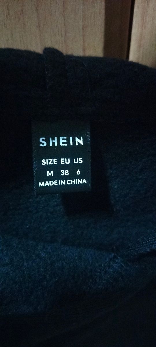 Sudadera SHEIN corta bicolor S