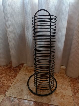 Estantería metálica CD /pequeños libros o macetero