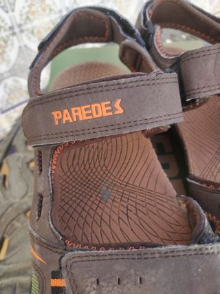 Sandalias Paredes Talla 40 Marrón Naranja