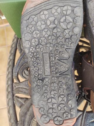 Sandalias Paredes Talla 40 Marrón Naranja