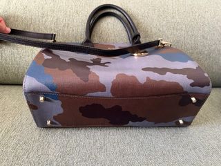 Bolso Furla Camuflaje Multicolor Piel