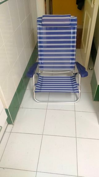 Silla de piscina plegable