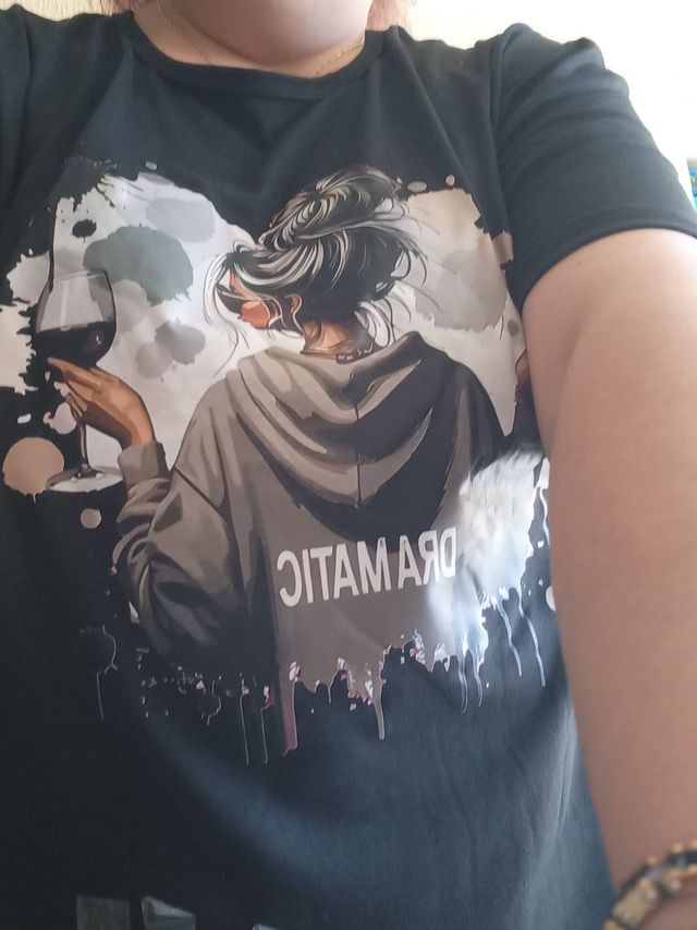 Camiseta Estampada Mujer Talla 5XL