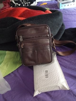 Bolso de cuero de lujo unisex