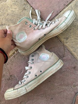 Zapatillas Converse Altas Rosas