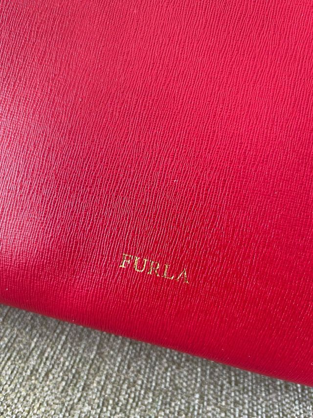 Bolso Furla de Piel Rojo