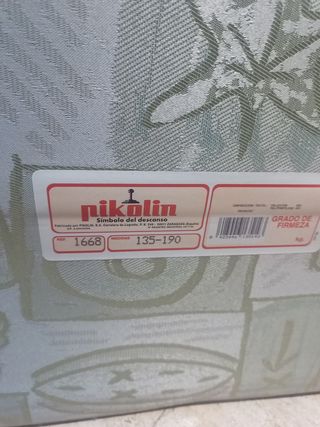 Base de cama o canapé beige/blanco