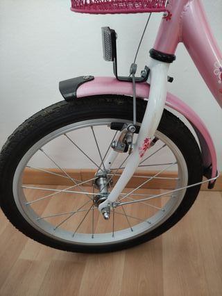 Bicicleta Vermont Girly Rosa y Blanco 18''
