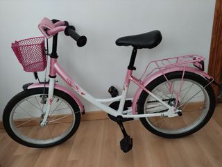 Bicicleta Vermont Girly Rosa y Blanco 18''