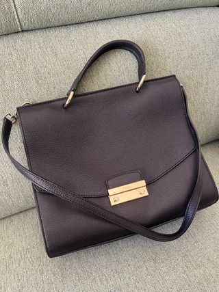 Bolso Piel Furla Negro