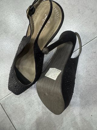 Scarpe nere con strass