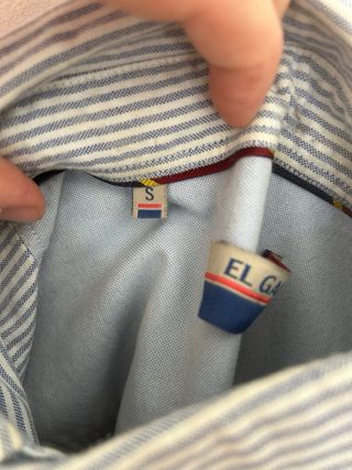 Camisa El Ganso Rayas Azul y Blanco