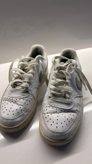 Zapatillas Nike Air Force 1 Blancas Plata
