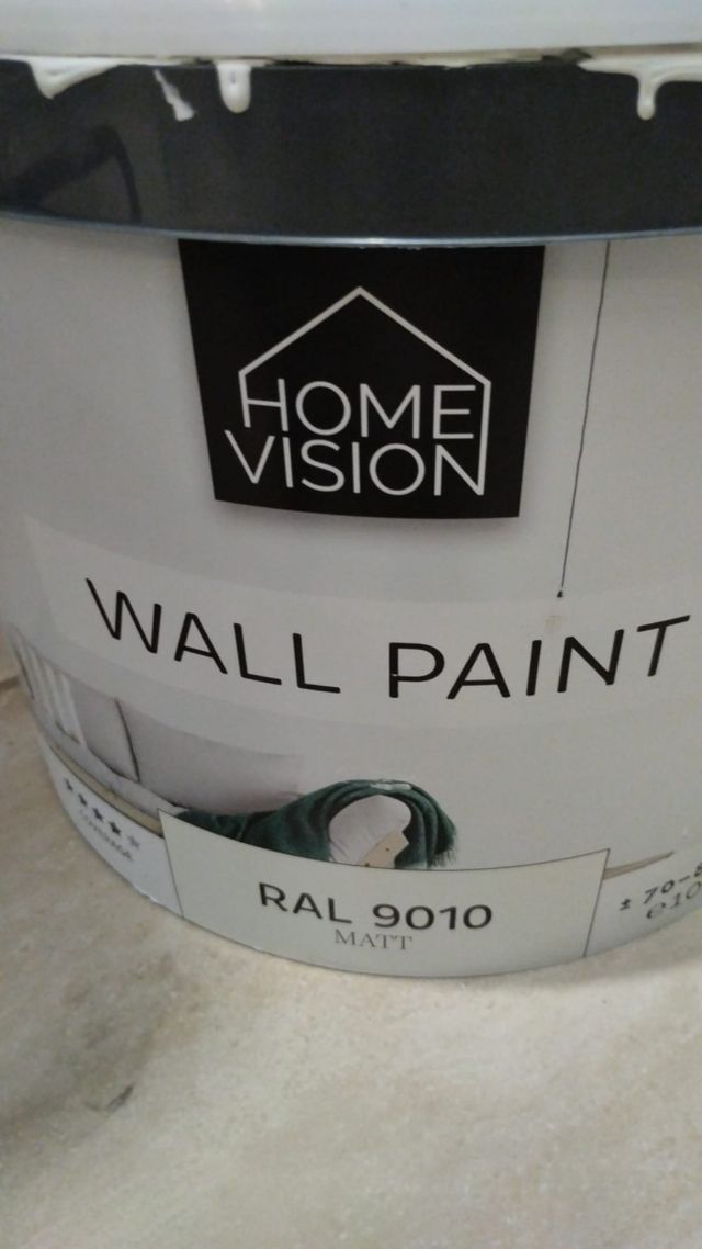 Pintura para pared Home Vision RAL 9010