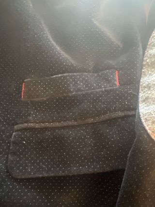 Chaqueta de corte mujer negra