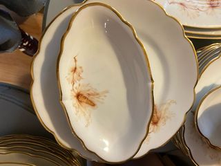 Vajilla Bidasoa Porcelana Dorada + conjunto café