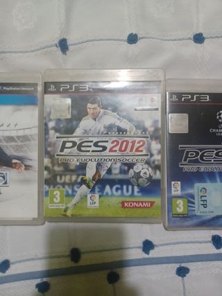 Lote 4 Juegos Fútbol PS3: FIFA y PES