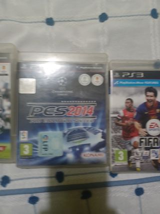 Lote 4 Juegos Fútbol PS3: FIFA y PES