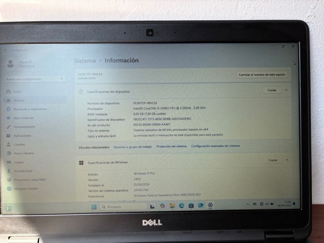 Dell Latitude E5450 i5 8GB RAM SSD 120GB
