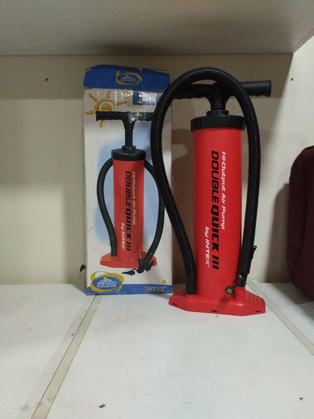 Hinchador Intex Doble Acción Rojo