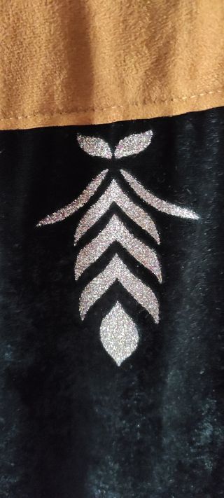 Disfraz Anna de Frozen 2. Con trenza de rega