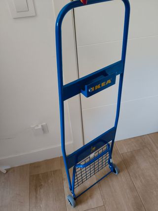Carrito Metálico Ikea Frakta Azul + Bolsa