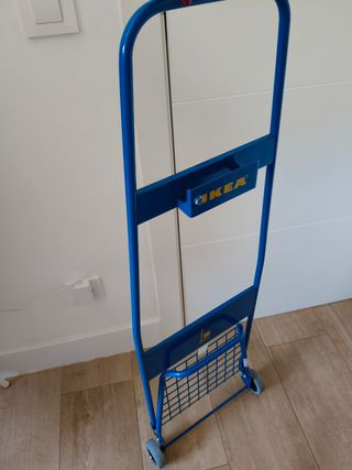 Carrito Metálico Ikea Frakta Azul + Bolsa