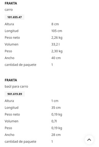 Carrito Metálico Ikea Frakta Azul + Bolsa