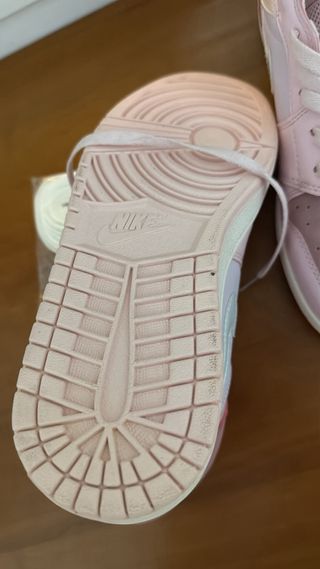 Deportivas altas rosas