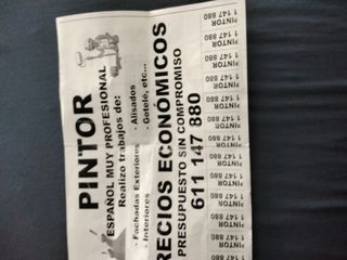 Pintor Profesional españolEconómico