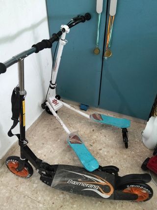 Patín 3 ruedas Boomerang poco uso
Se venden juntos