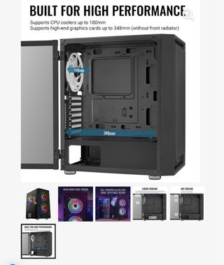 Caja Gaming AeroCool Graphite Media Torre