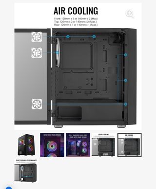 Caja Gaming AeroCool Graphite Media Torre
