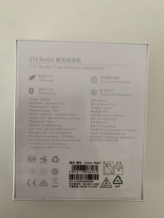 ZTE Buds 2 True Wireless Bluetooth Earphones