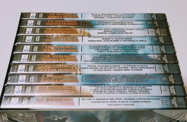 Colección 10 DVDs sobre la Segunda Guerra Mundial