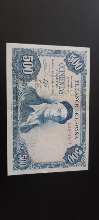 500 Pesetas 1954 El Banco de España