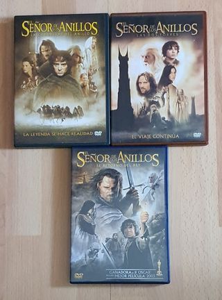 El Señor de los Anillos Trilogía no extendida DVD