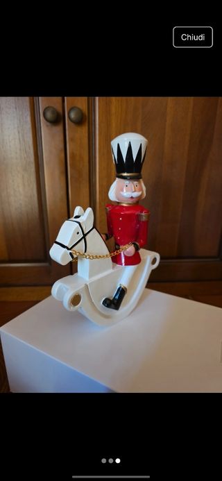 Schiaccianoci Cavallo a Dondolo Marmorino